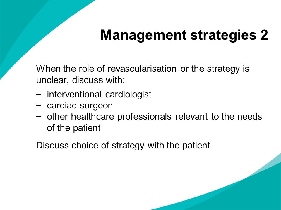 Management strategies 2