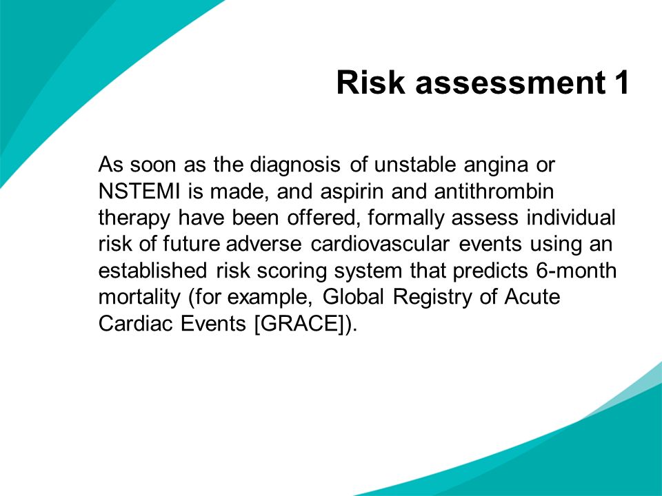 Risk assessment 1
