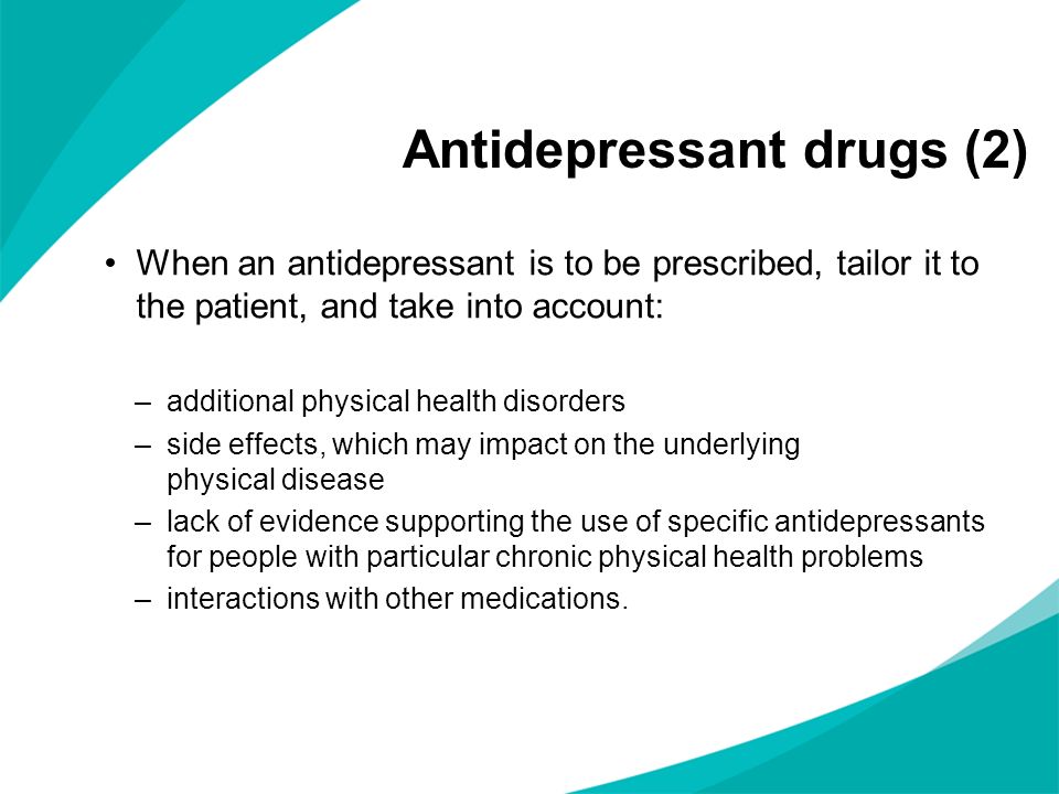 Antidepressant drugs (2)