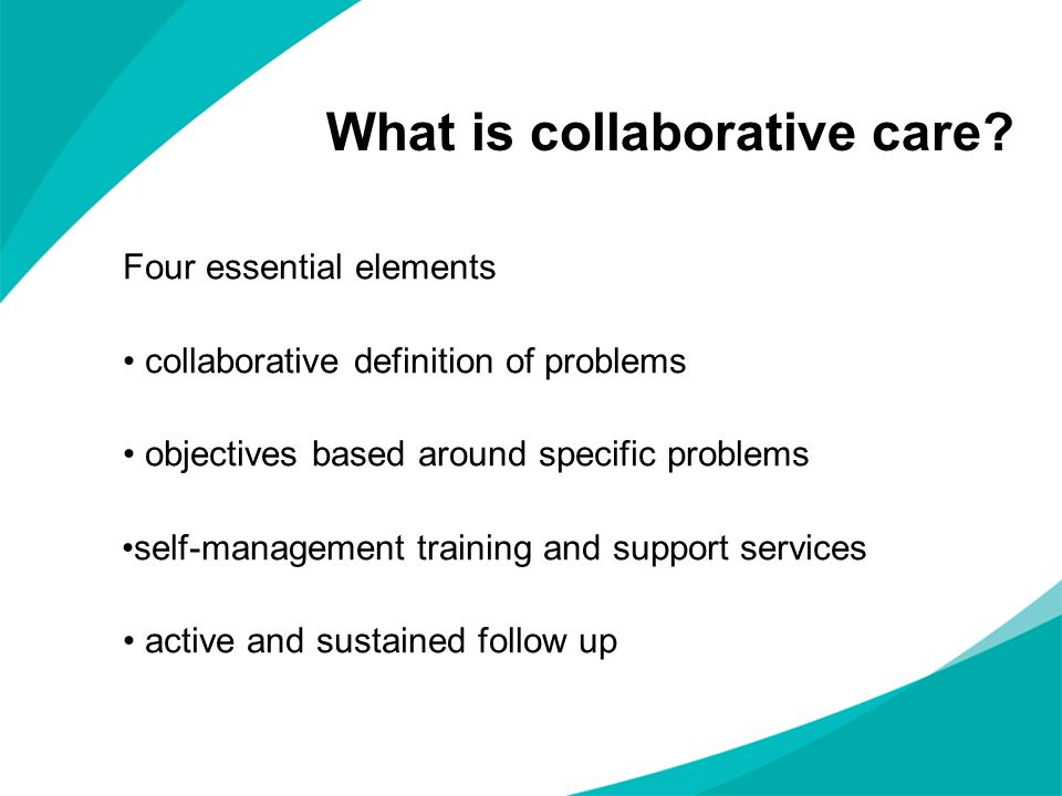 What is collaborative care