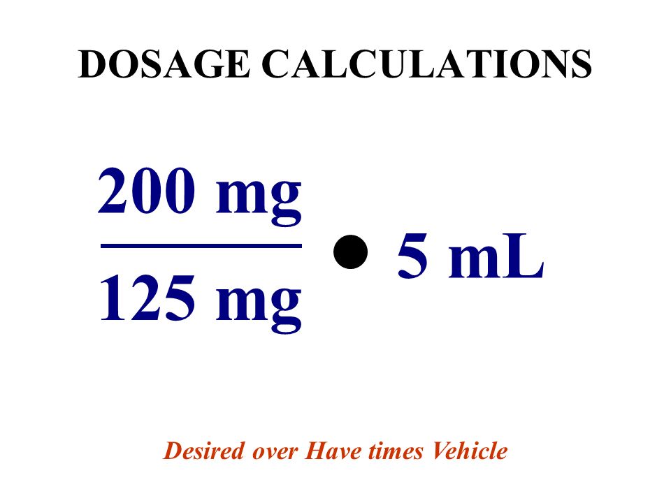 Dosage Calculations Desired What Is The Desired (Ordered Amount)? - Ppt Video Online Download