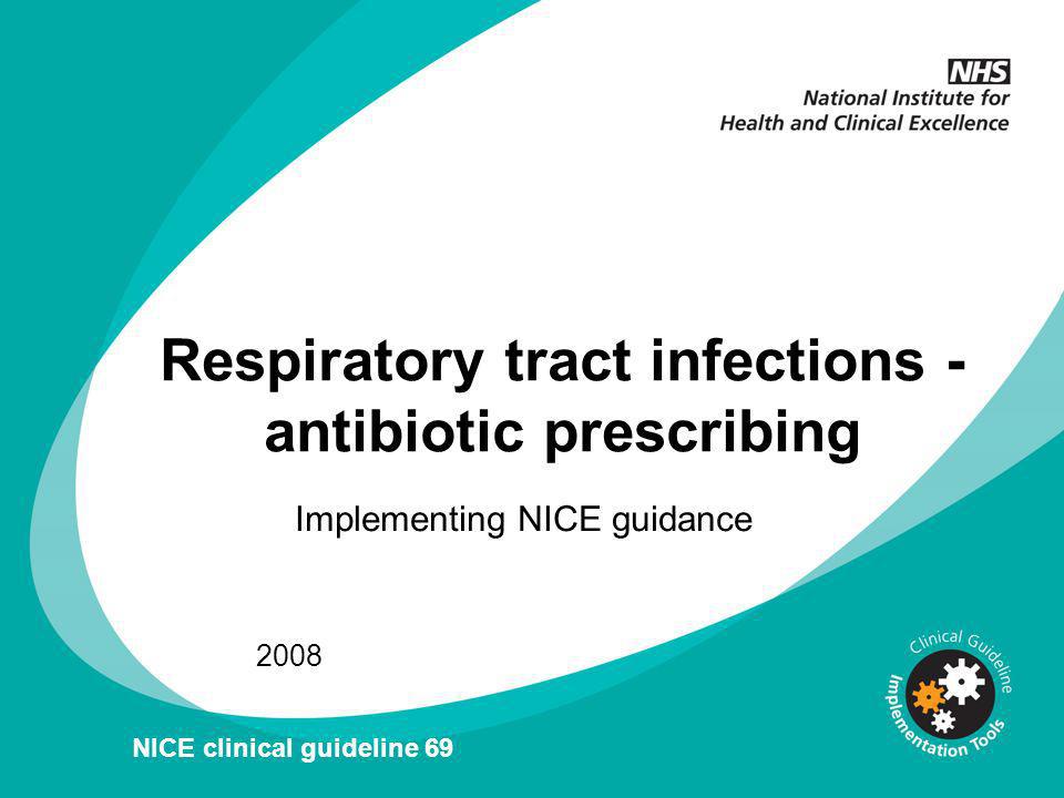 Respiratory tract infections - antibiotic prescribing