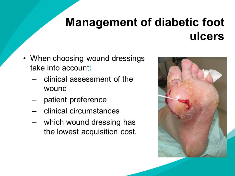 Management of diabetic foot ulcers
