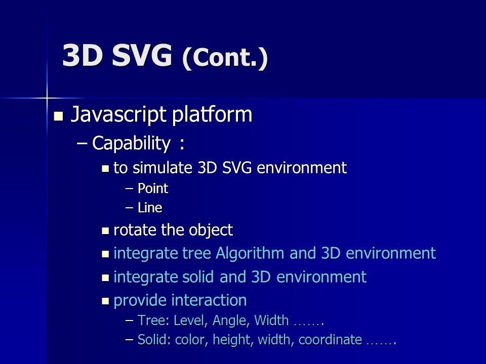 Download L System And Svg 2d Svg Tree 2002 10 Ppt Video Online Download