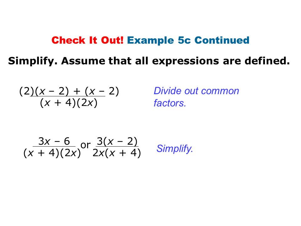 Check It Out! Example 5c Continued