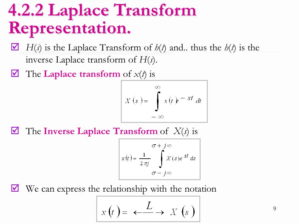 Chapter 4 Laplace Transform Ppt Video Online Download
