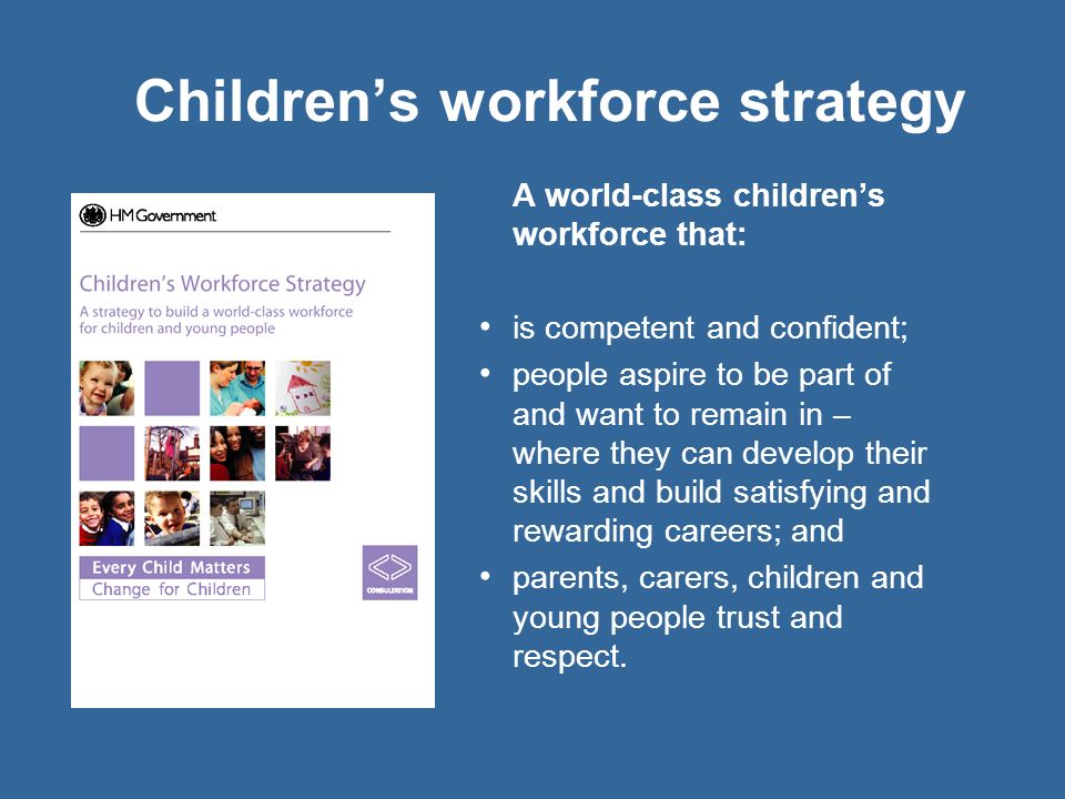 Children’s workforce strategy