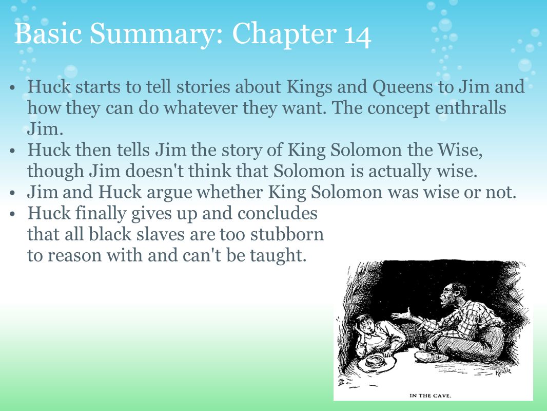adventures of huckleberry finn chapter 14