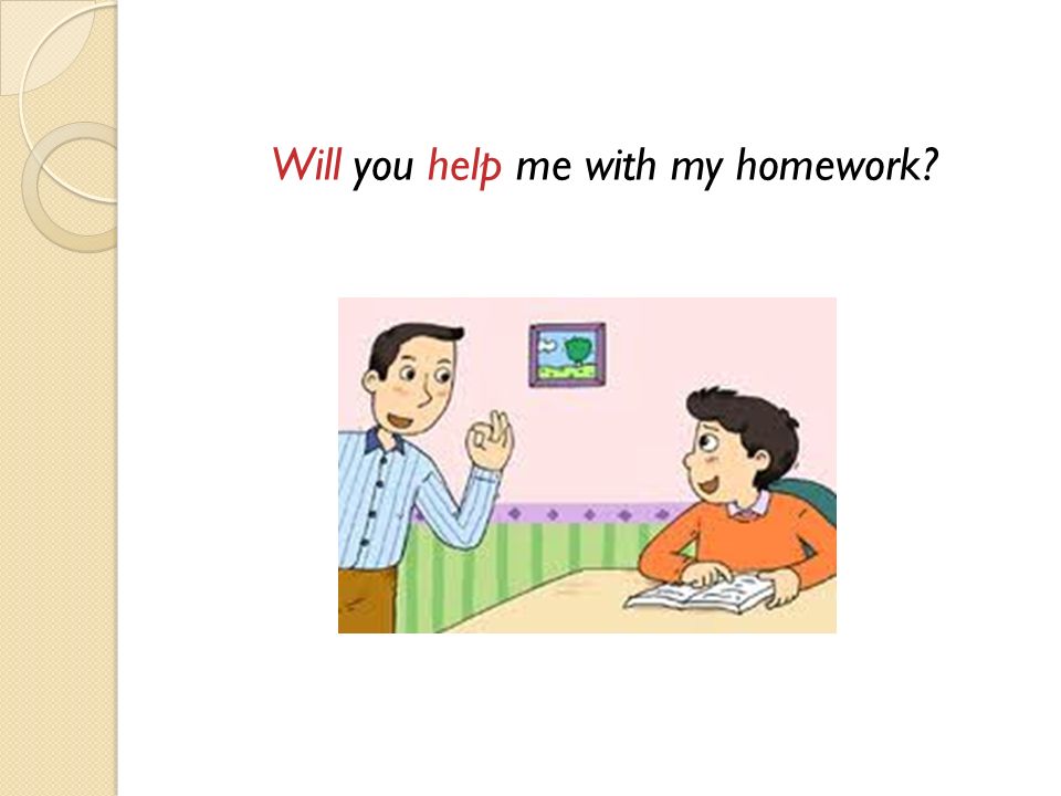 Can you help with my homework