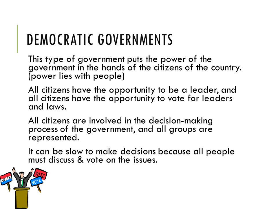Democratic Governments