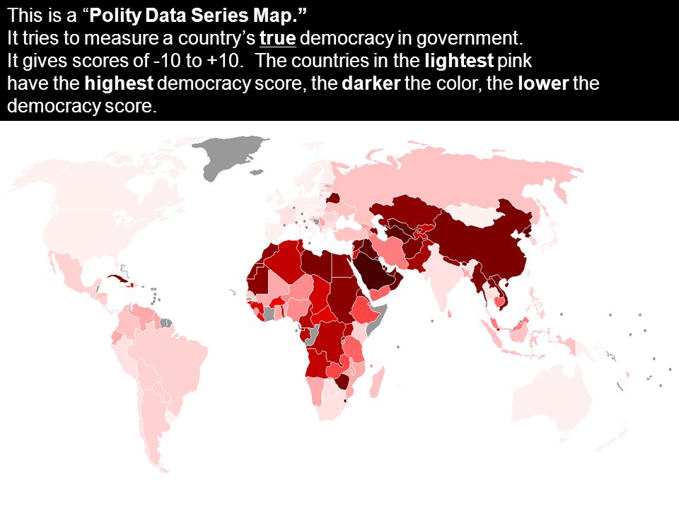 This is a Polity Data Series Map.