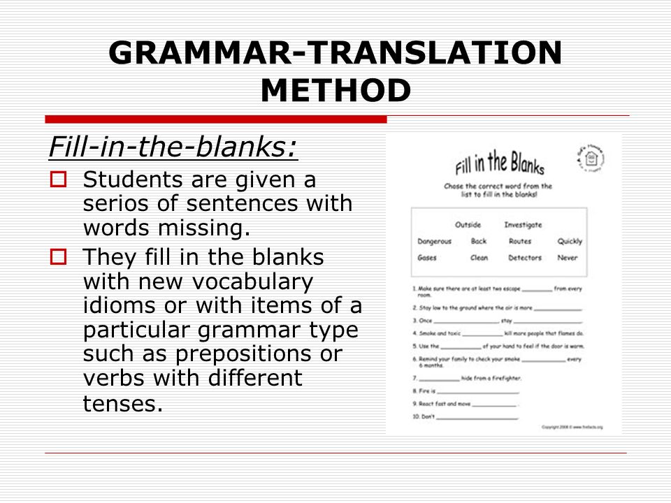 GRAMMAR-TRANSLATION METHOD
