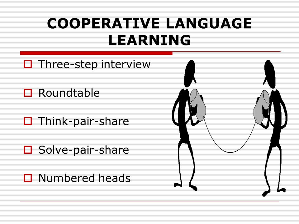 COOPERATIVE LANGUAGE LEARNING