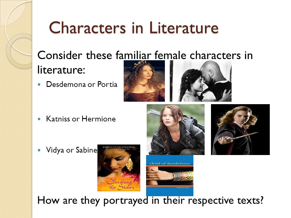 Characters in Literature