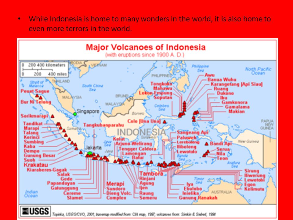 While Indonesia is home to many wonders in the world, it is also home to even more terrors in the world.