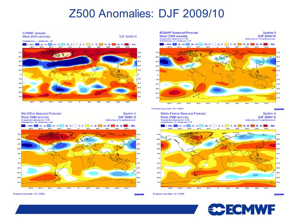 Z500 Anomalies: DJF 2009/10 24