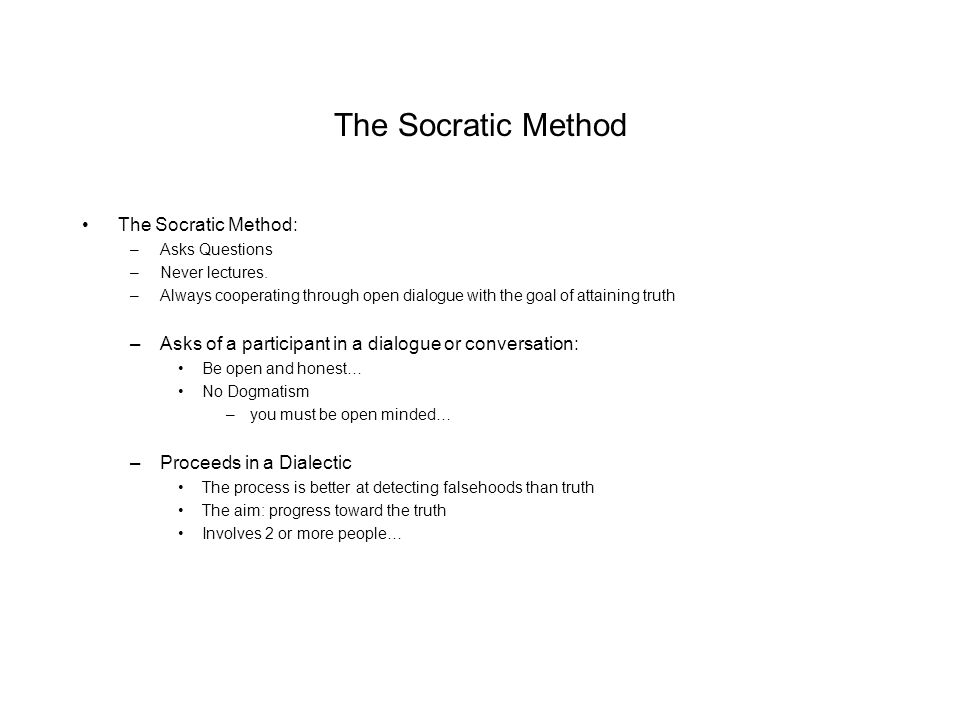 socratic dialogue method