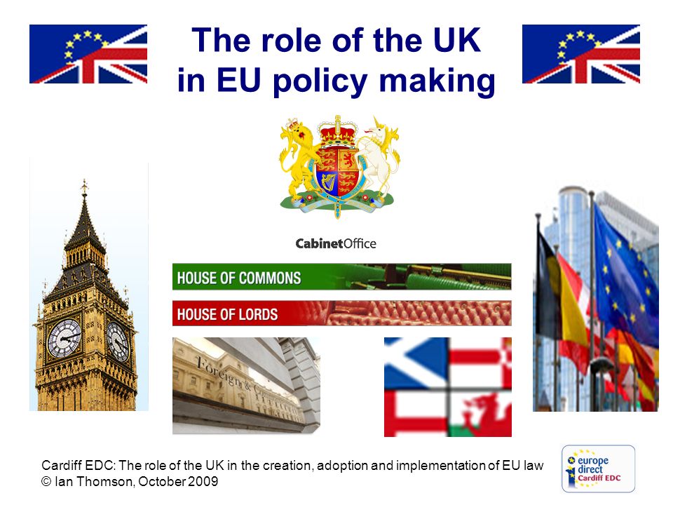 The role of the UK in EU policy making