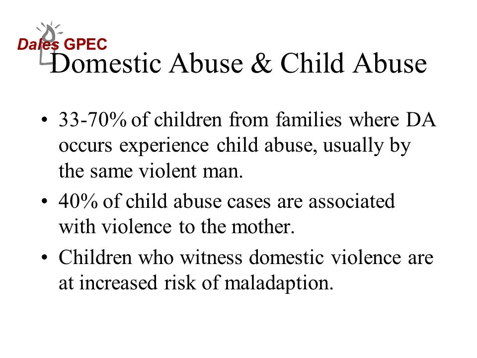 Domestic Abuse & Child Abuse