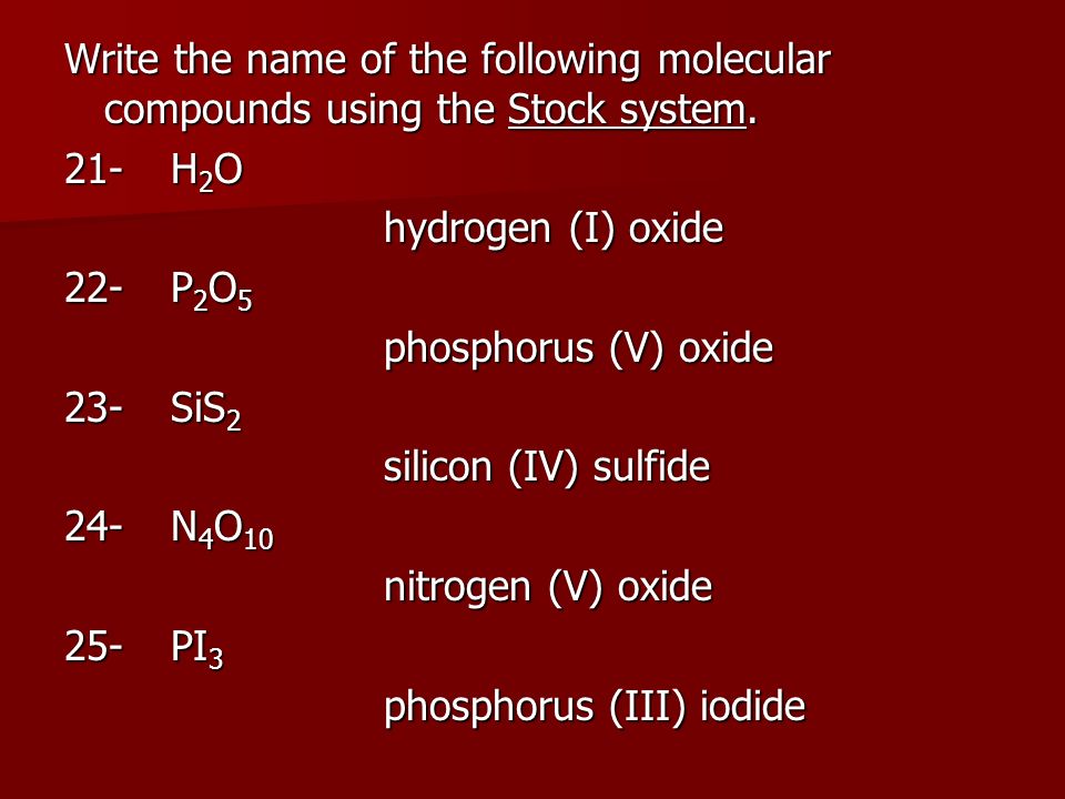 Modern Chemistry Chapter 7 Chemical Formulas Chemical Compounds Ppt Download