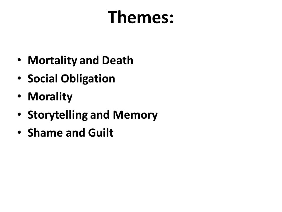 the things they carried themes