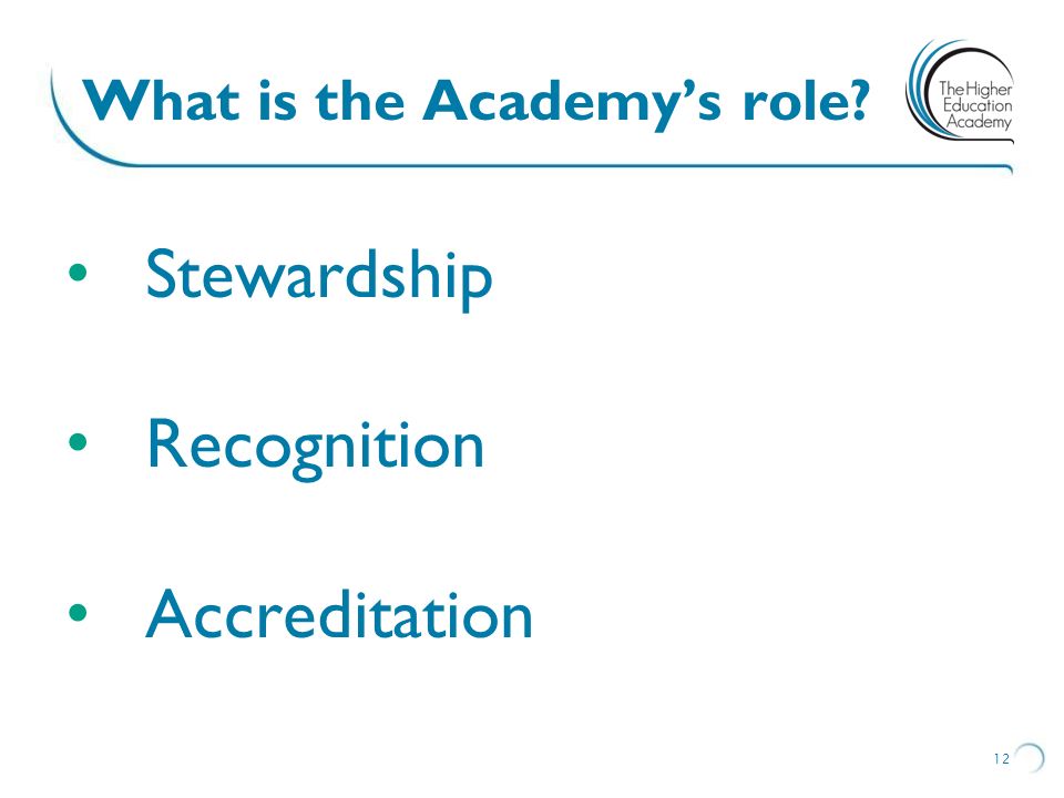 What is the Academy’s role