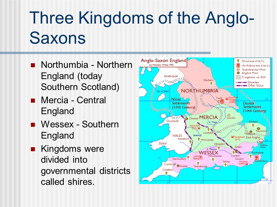 Three Kingdoms of the Anglo-Saxons