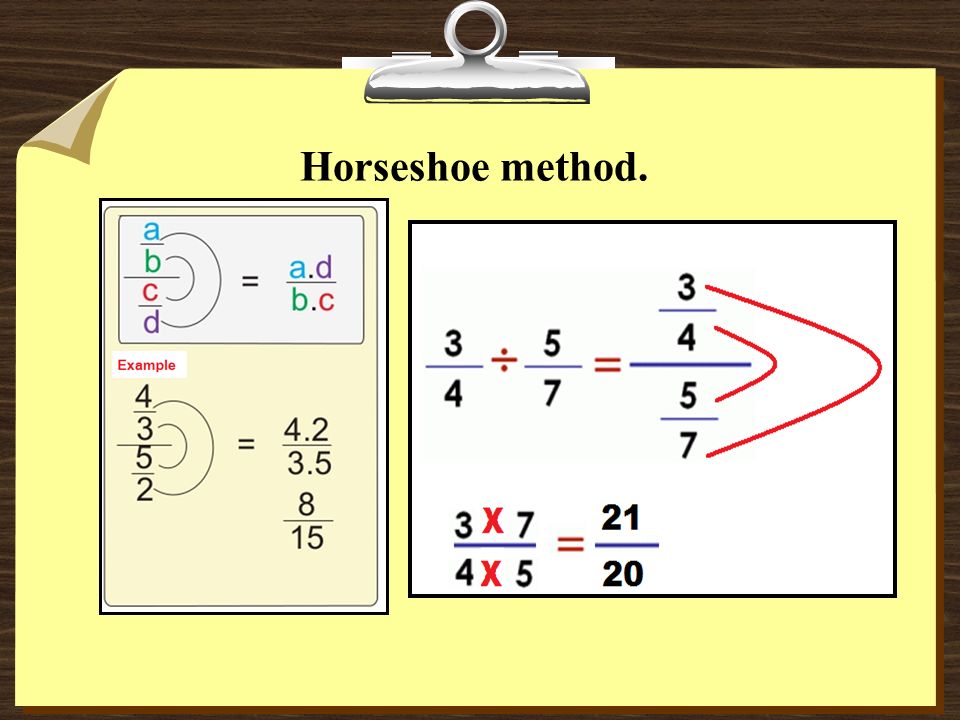 Horseshoe method.
