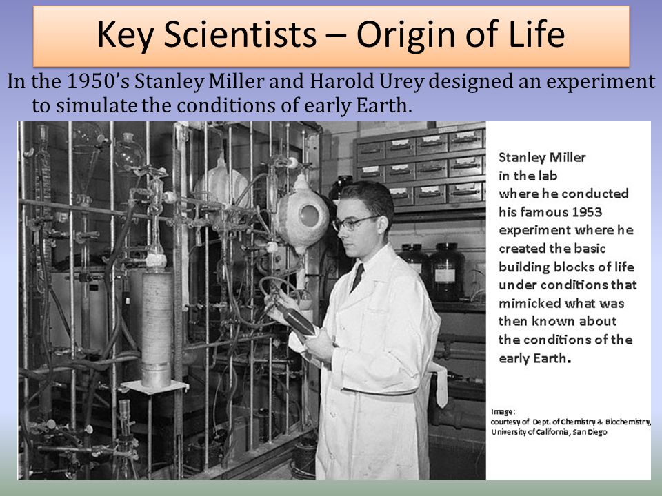 Опыты миллера доказали. Стэнли Миллер и Гарольд Юри. Опыт Стенли Миллера и Гарольда Юри (1953 г.). Стэнли Миллер.