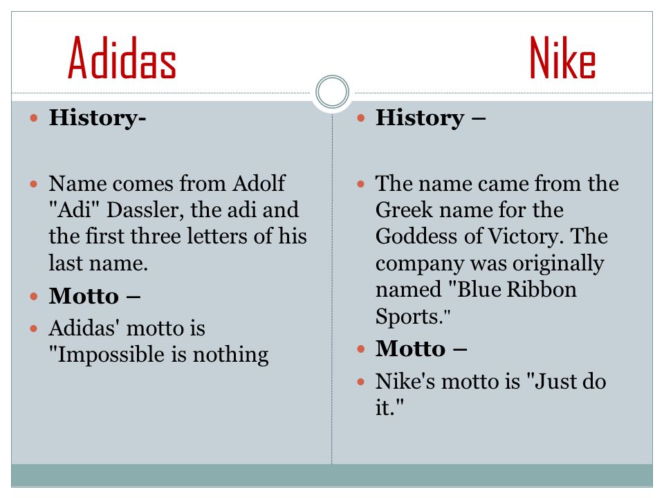 nike and adidas history