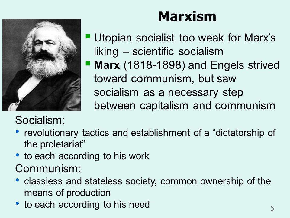 marxism and capitalism differences