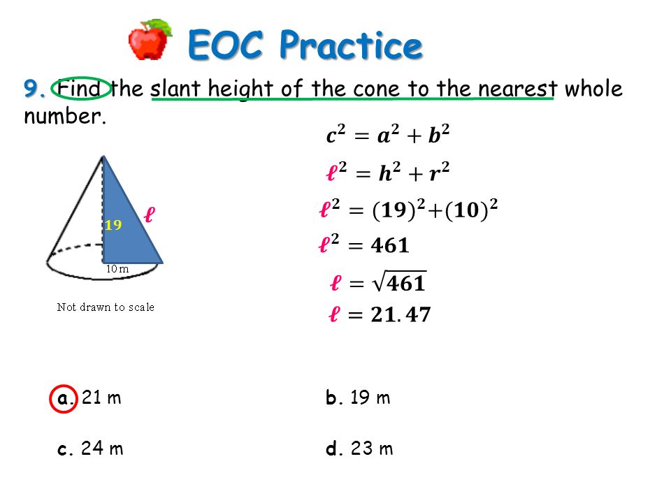 Eoc Practice 1 Describe The Cross Section A Cube B Trapezoid Ppt Video Online Download
