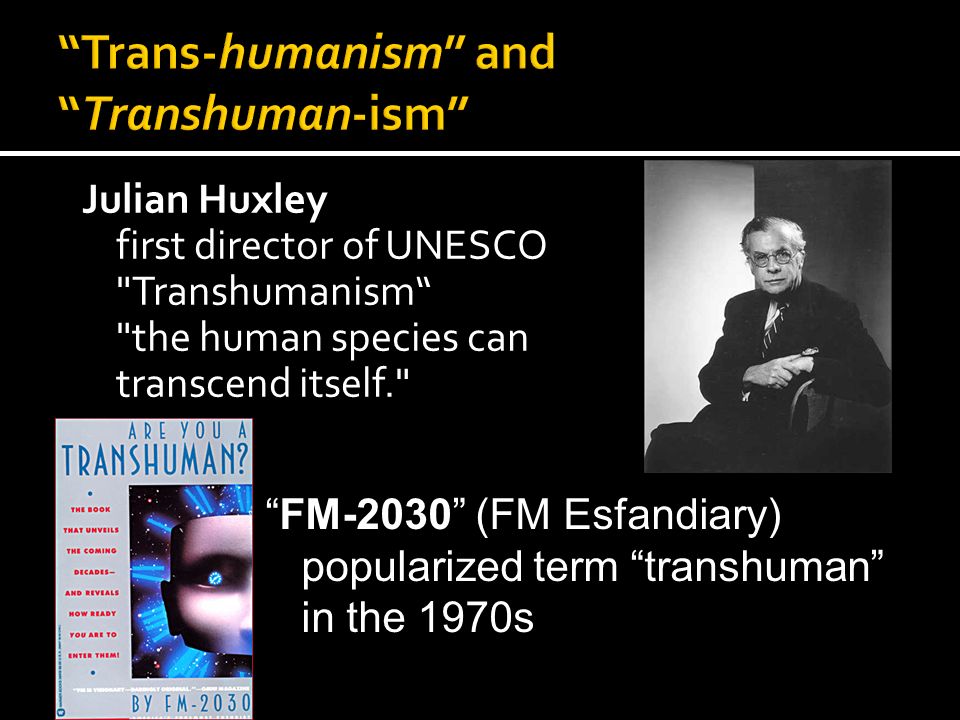 Posthumanism and Transhumanism - ppt video online download