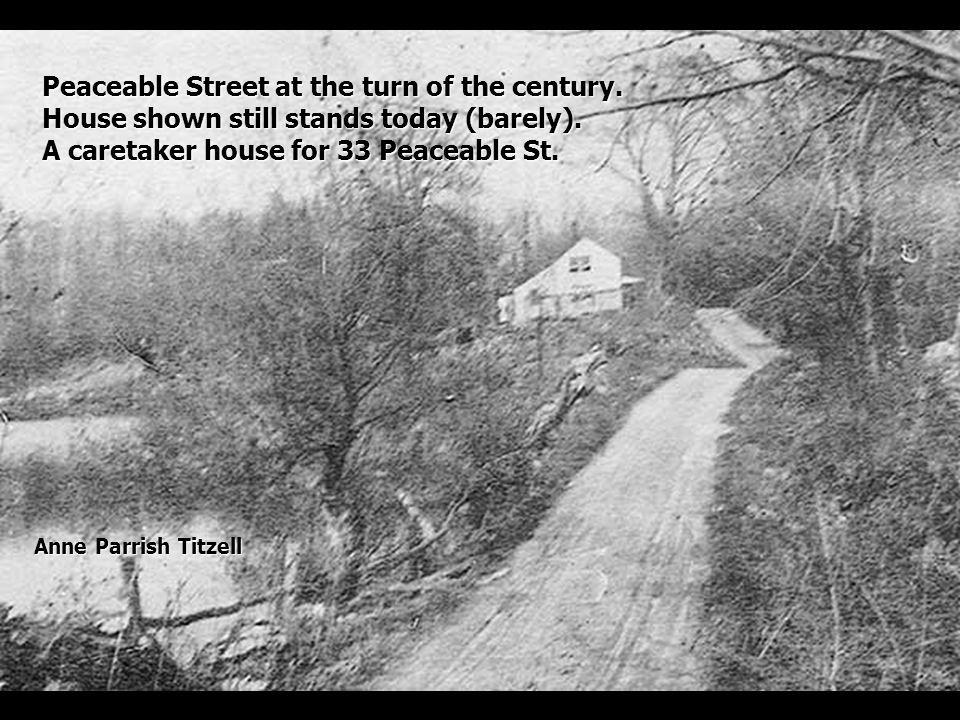 Peaceable Street at the turn of the century.