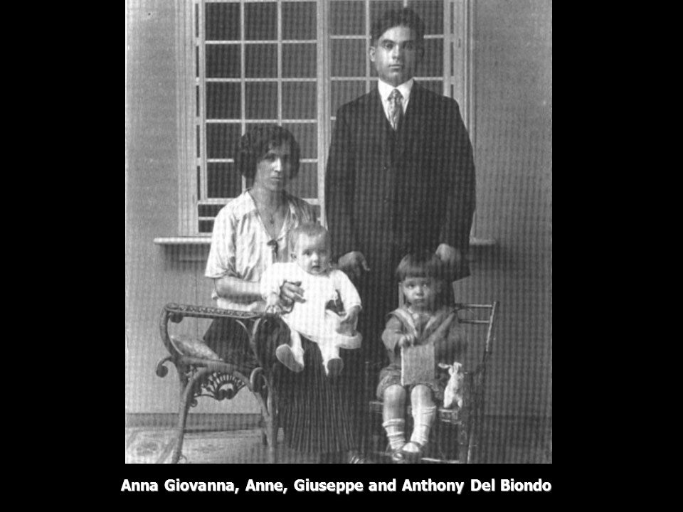 Anna Giovanna, Anne, Giuseppe and Anthony Del Biondo