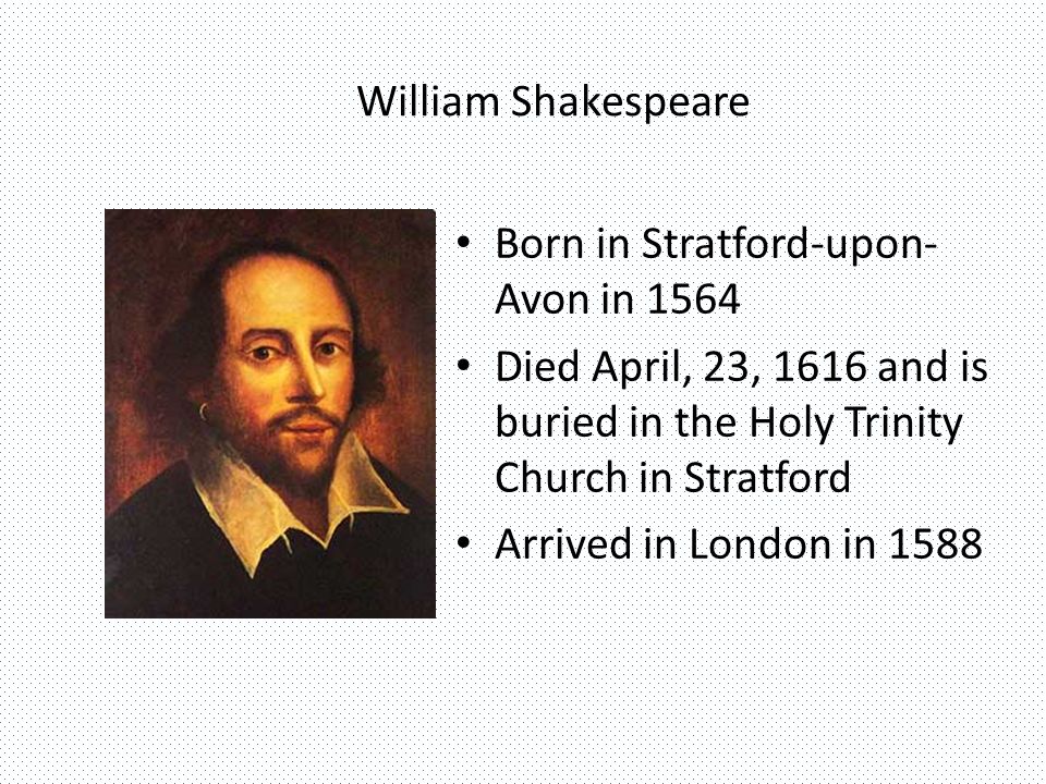 Where shakespeare born was were