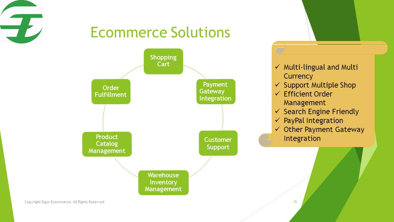Ecommerce Solutions Multi-lingual and Multi Currency