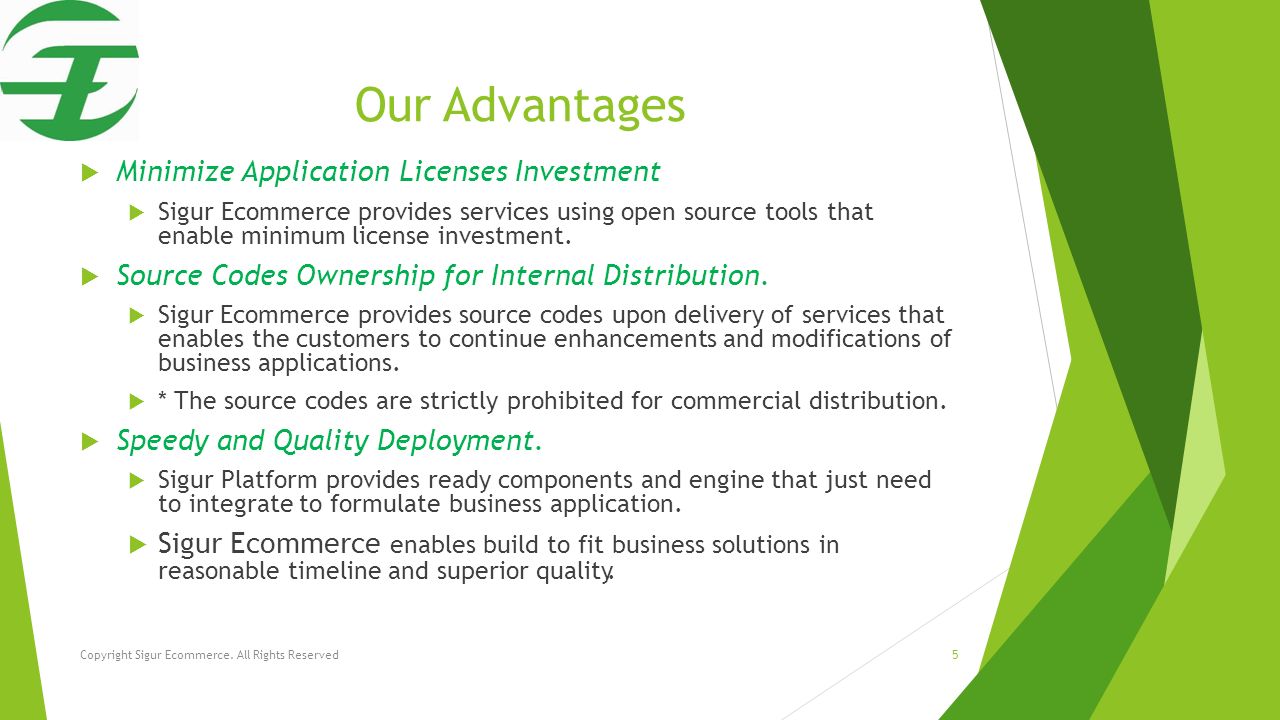 Our Advantages  Minimize Application Licenses Investment