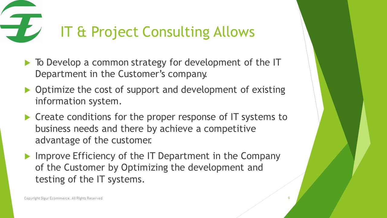 IT & Project Consulting Allows