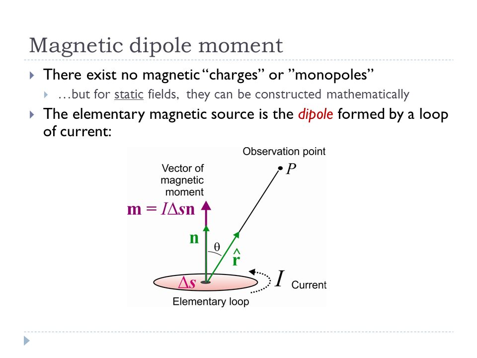 Outline Magnetic dipole moment Magnetization Magnetic induction - ppt  download
