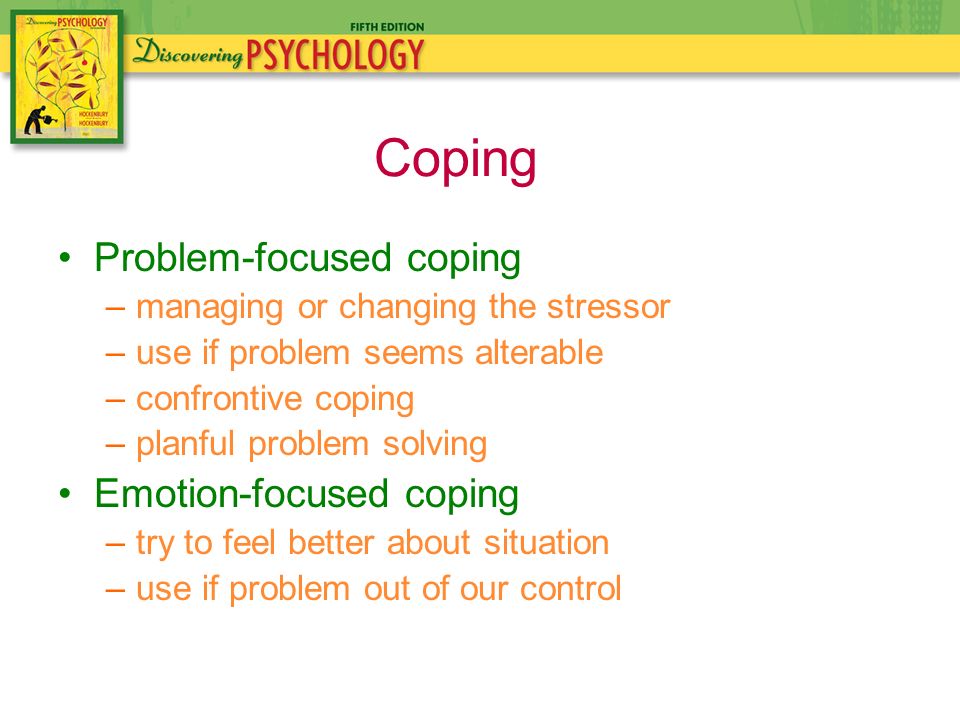 emotion focused coping psychology