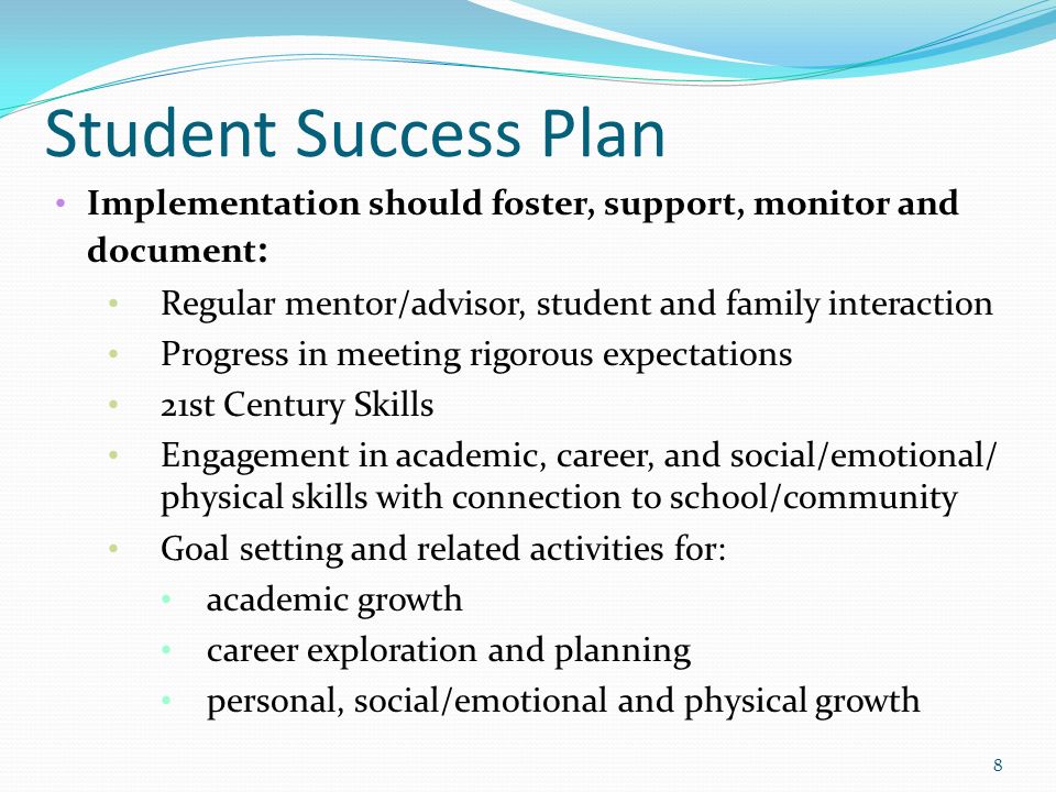 Building Your Student Success Plan Ppt Video Online Download