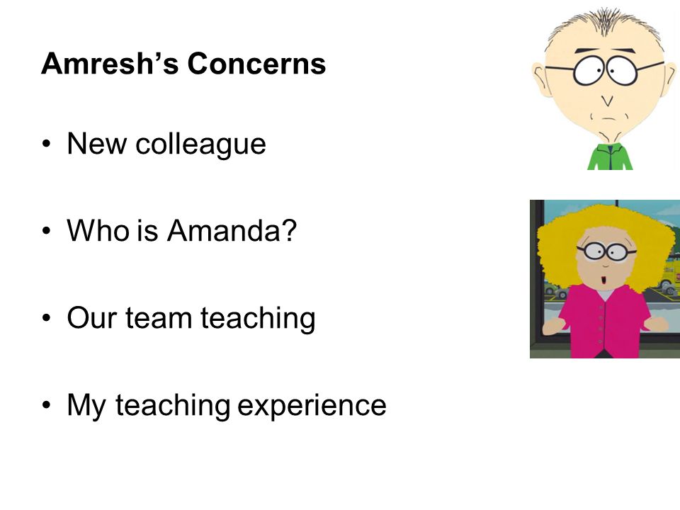 My teaching experience