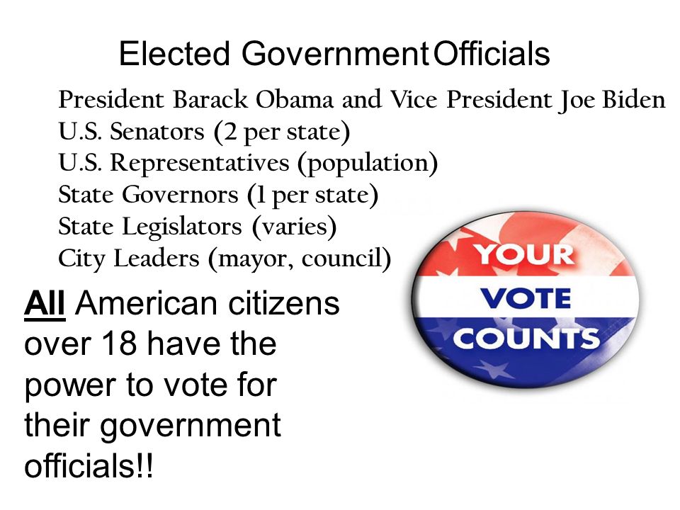 Elected Government Officials