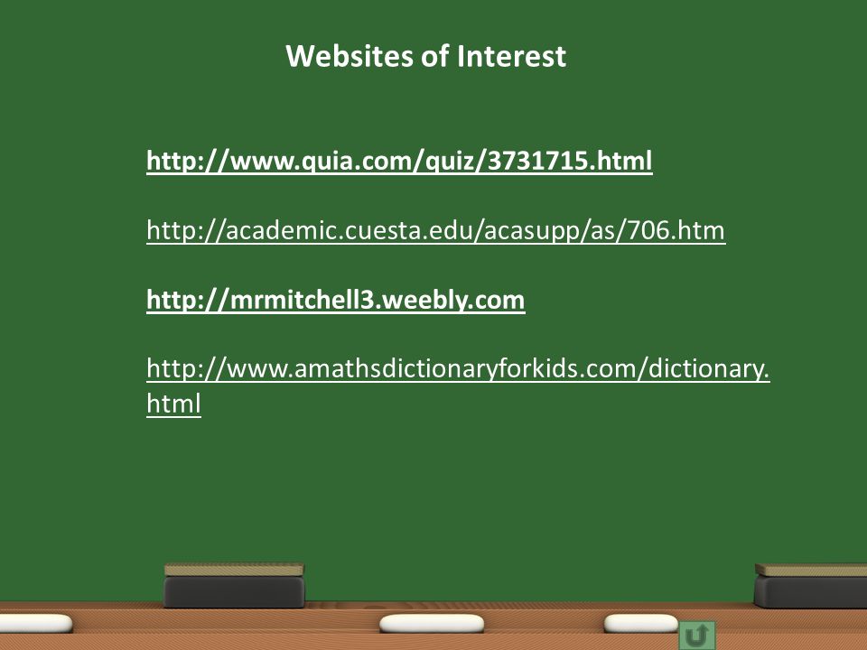 Websites of Interest