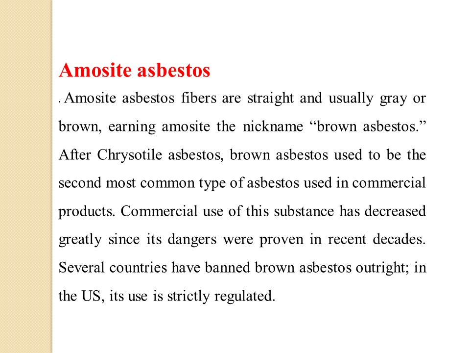 Amosite asbestos