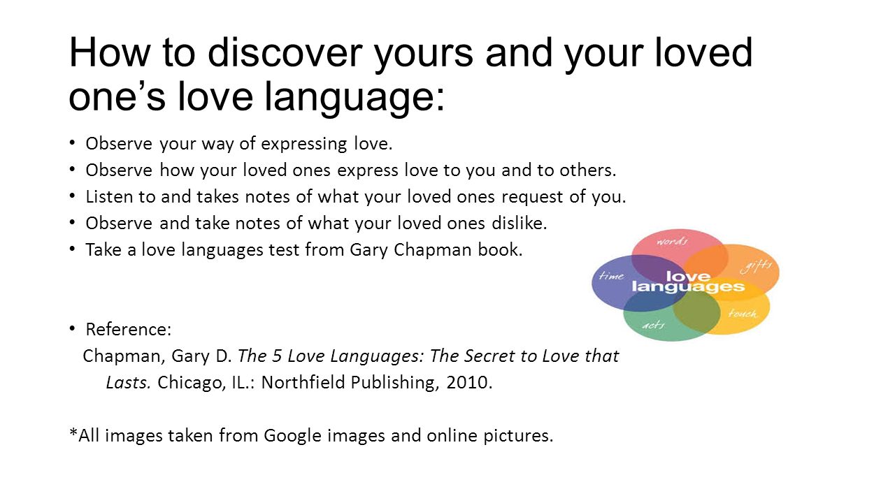 The Five Love Languages Ppt Video Online Download
