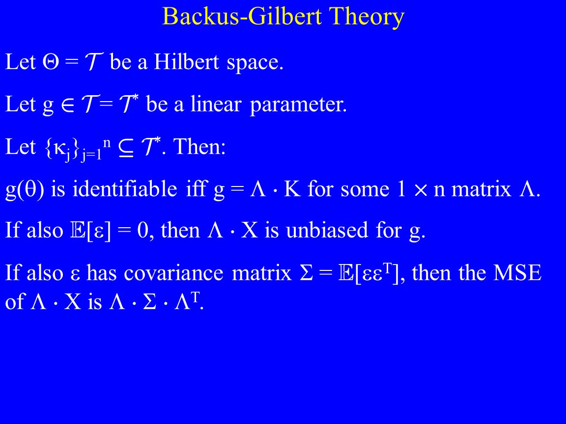 Statistical Approaches To Inverse Problems Ppt Video Online Download