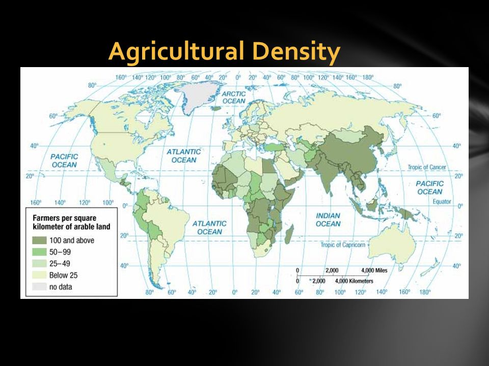 Agricultural Density