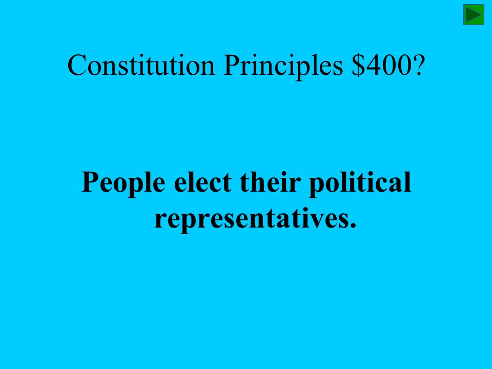 Constitution Principles $400